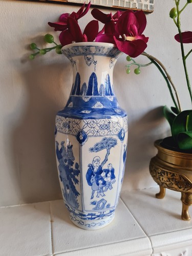Vaso cinese dipinto - a, mano
