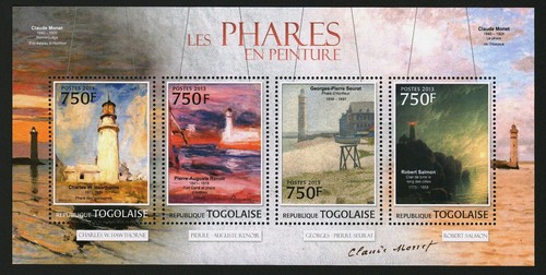 Foglio francobolli togo - foglio,