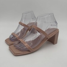 Jeffrey Campbell Jamm rosa mulo slide sandalo tacco misura 7