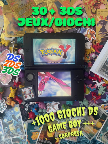 Schedina con giochi 3ds - 3ds, 1000