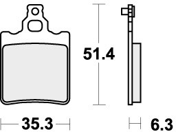 Pastiglie freno posteriori sbs - freno,
