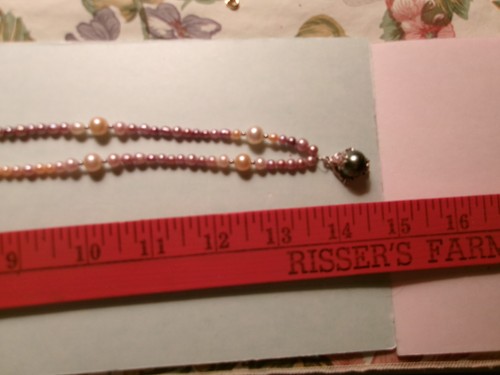 Collana perle vera - di,