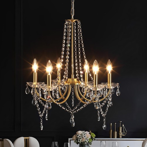 Lampadari cristallo oro - lampadari,