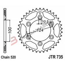 CORONA PER TRASMISSIONE MOTO