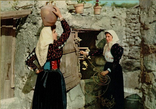 300644 cartolina costumi - cartolina,