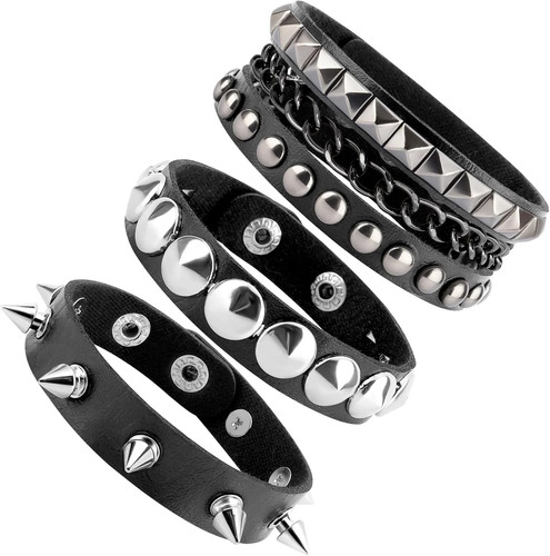 Bracciale borchie spike - bracciale,