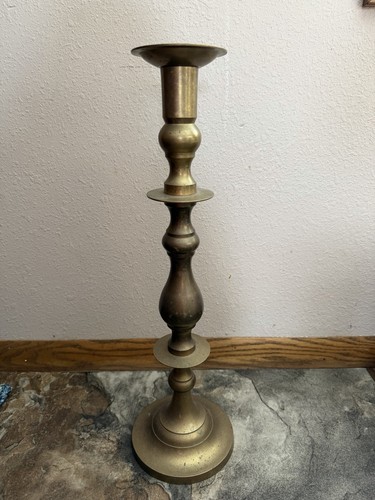 Portacandele vintage ottone