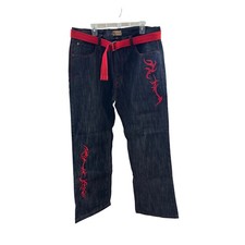 Jeans Russo Y2K rosso tribale
