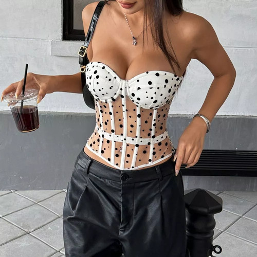 Top corsetto donna bianco - corsetto,