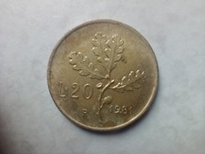 20 Lire £ Moneta 1981