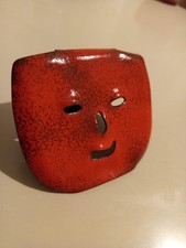 Maschera Gio Ponti De Poli rame smaltato 1960