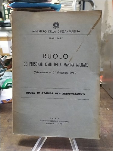 Libro ruolo personali civili - ruolo,
