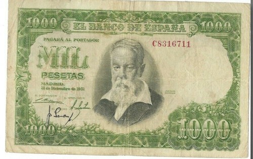 España 1000 pesetas joaquín - espaÑa:,