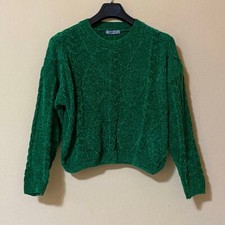 Amo & Roma Maglione Verde Casual Basic Sportivo Natalizio Ricamato Elegante Cozy