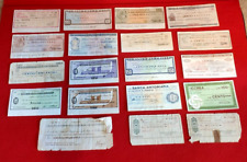 LOTTO MINI ASSEGNI VINTAGE