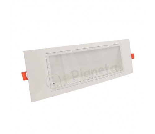 Lampada emergenza incasso - di,