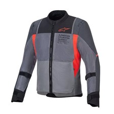 ALPINESTARS GIACCA ST-2 AIR JACKET DEEP GREY DARK GREY BRIGHT RED