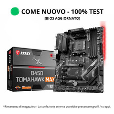 ? Scheda Madre MSI B450 TOMAHAWK MAX AM4 AMD Serie 1 2 3 4 5000 DDR4 BIOS