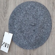 Berretto lana grigio Zara s/m