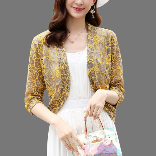 Cardigan donna ritagliato