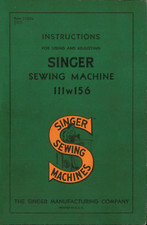Singer 111w156 Manuale