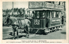 Cartolina d'epoca - Tranvia a