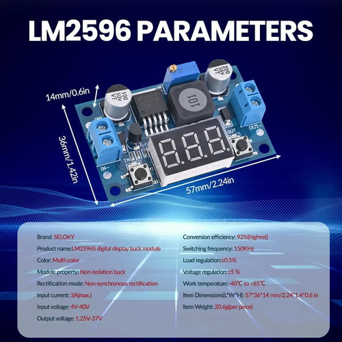 Lm2596s convertitore dc - convertitore, dc-dc