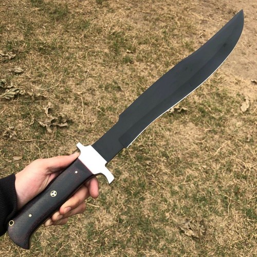Coltello bowie tattico nero - bowie,