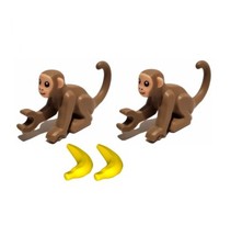 NEW LEGO Dark Tan Monkeys with
