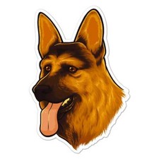 German Shepherd, Vinyl Decal