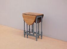 Tavolo tavolino a bandelle con apertura a cancello, laccato Shabby Chic, '900!