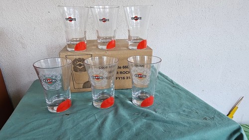 Bicchieri vetro martini racing - martini,