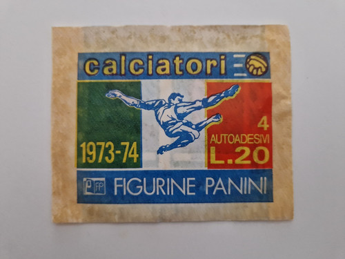Bustina calciatori panini - calciatori,
