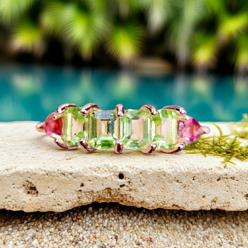 Anello fascia peridoto