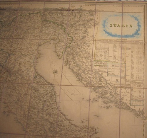 1843 carta italia stanislao - carta,