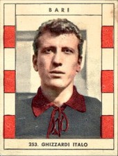 figurina calciatori imperia 1963/64 # 253 GHIZZARDI ITALO BARI
