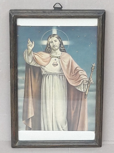 Antico quadro stampa sacro - quadro,