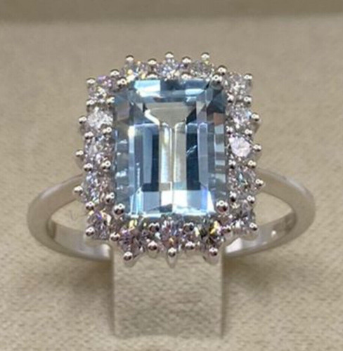 Anello oro bianco 18kt con - anello,