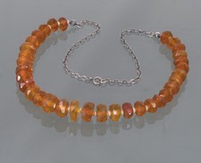 Collana ambra con perle - ambra, in