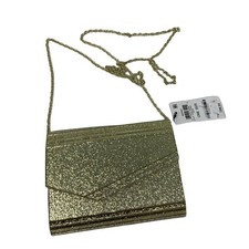 INC Maria gold envelope clutch