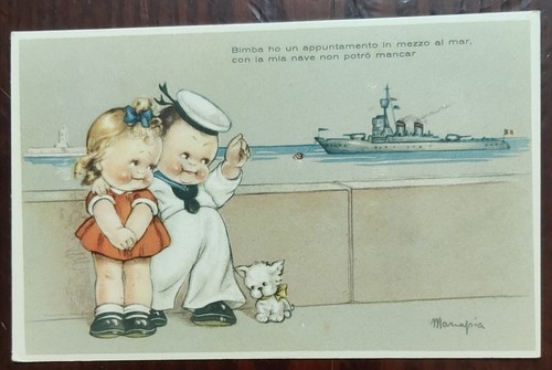 Cartolina illustrata bambini - bambini,