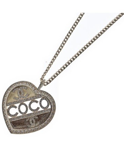 Chanel necklaces silver - chanel,