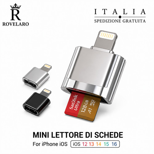 Lettore micro iphone - micro,