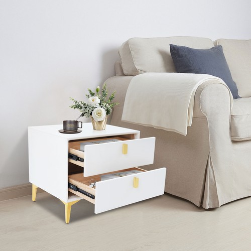 Comodino bianco mobile - comodino,
