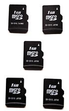 5x Scheda Memory Card TF Micro SD Capacità 1 GB (*10)