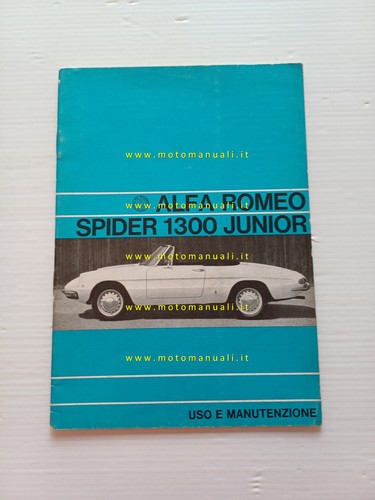 Alfa romeo spider - romeo, 1300