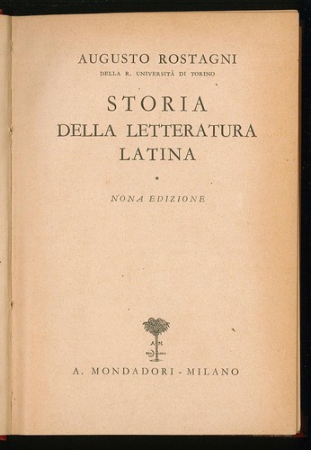 Storia della letteratura