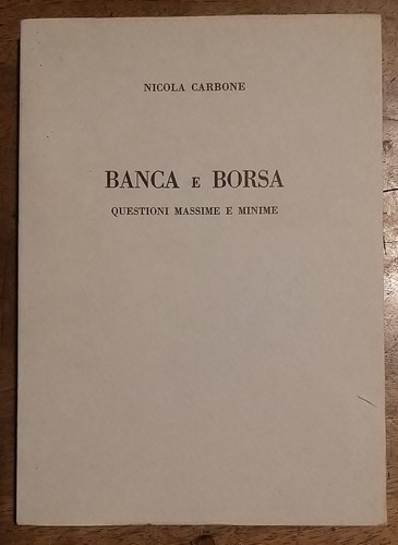 Banca borsa questioni - banca,