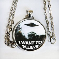 Collana UFO ALIENO PIATTINO