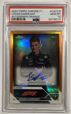 2023 Topps Chrome F1 Rookie